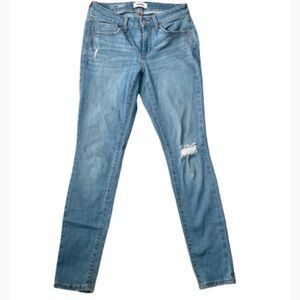 Sonoma Women's Light Blue Skinny Distressed Jeans with Stretch